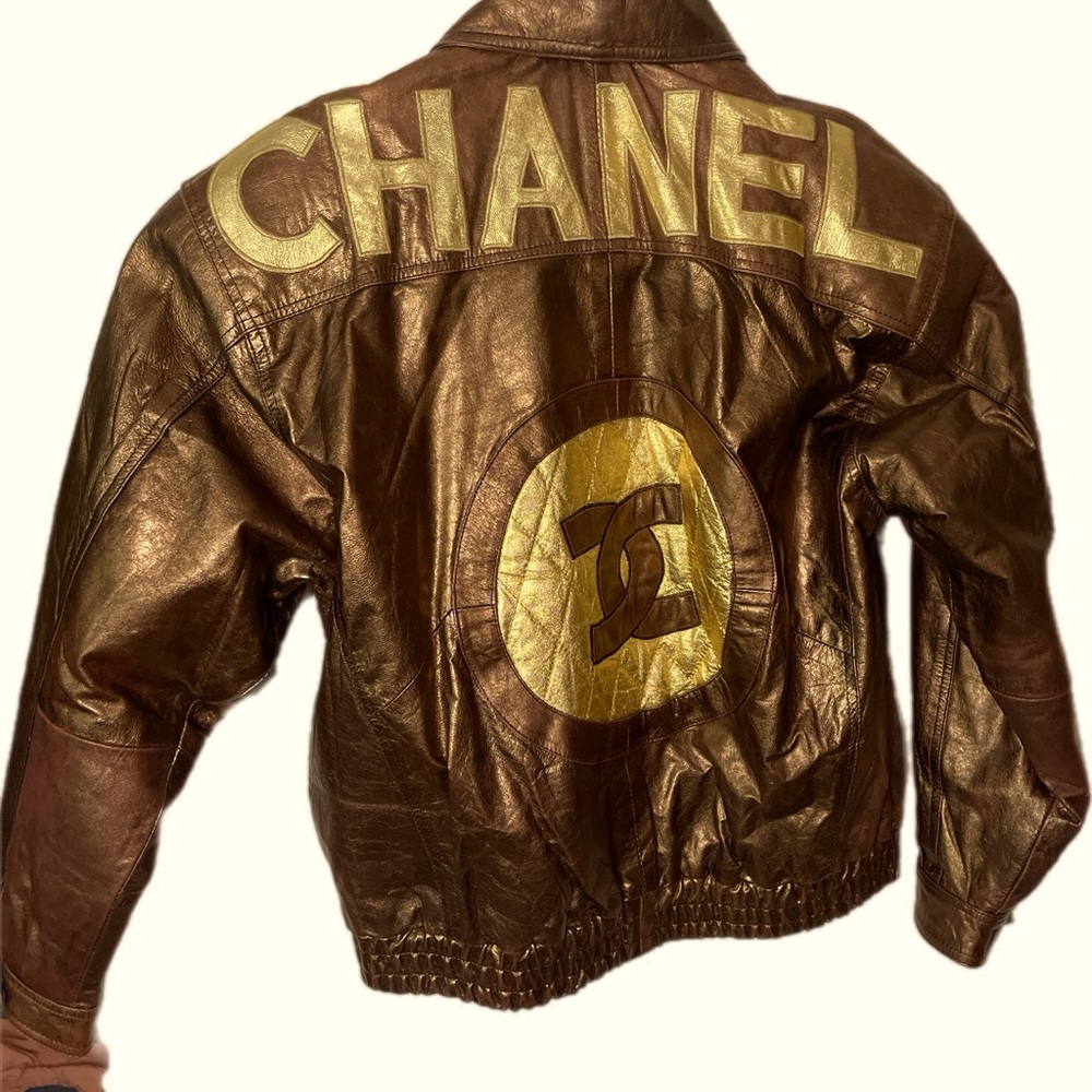 genuine- leather jacket! Very vintage and unique
